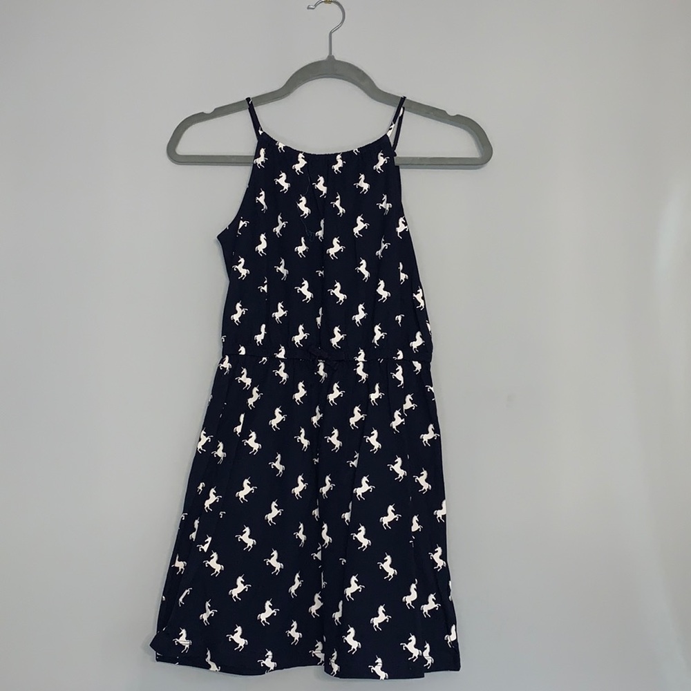GapKids Girls Unicorn Print Halter Dress Sz L/10